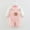 Pink, variant on TAIAOJING Baby Boys'Girls' Snap-Up Rompers Long Sleeve Cartoon Prints Warm Jumpsuit Outfit 12-18 Months