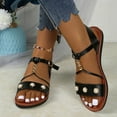 thumbnail image 1 of WILLBEST Sandalias De Playa Para Mujer, Sandalias De Verano Para Mujer, Tacón Bajo, Informales, Decoradas Con Perlas, Calzado Cómodo Para Uso Diario, Salidas Y Citas., 1 of 5