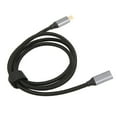 thumbnail image 4 of USB C Extension Cable Super Fast 10Gbps Data Transfer 4K Video Output Wide Compatibility Portable USB C 3.1 Gen 2 Male to Female Cable for USB C Hubs, Docks, Cameras, 4 of 7