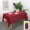 Red, variant on Disposable Plastic Tablecloth Rectangle Wipe Clean Cover for Parties Events Dining Tables