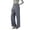 Gray, variant on Tqcoqu Women's Dress Pants Business Casual Stretchy Work Pants High Waisted Trendy Office Wide Leg Trousers,Navy,Women's S-XXXL