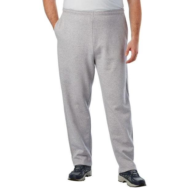 Kingsize Kingsize Men S Big Tall Fleece Open Bottom Sweatpants Walmart Com Walmart Com