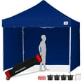 thumbnail image 4 of ABCCANOPY 10 ft x 10 ft Metal Pop-Up Commercial Canopy Tent with walls, Navy Blue, 4 of 8