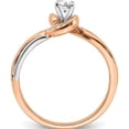 thumbnail image 2 of 10K Two-Tone White & Rose Gold Diamond Complete Engagement Ring (Size 7) Made In India rm6390e-027-0wraa, 2 of 5