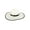 White, variant on Floppy Paper Braid Sun Hat w/ Flower - White