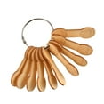 thumbnail image 2 of GUOOL 10 Pieces Wood Bobbins Crafts Winding Board for Knitting Sewing Cross Stitch A, 2 of 9