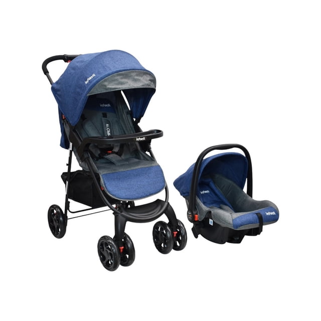 Carriola Para Bebé Travel System Hiro Infanti Azul