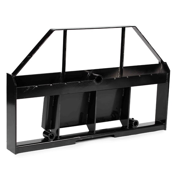 Titan Attachments Mini Skid Steer Pallet Fork Frame, Rated 4000 LB, Quick Tach Mounting
