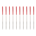 thumbnail image 1 of 10X Queue de Rat Ronde Lapidaire Dossiers Diamant 3mm X 140mm Ton Argent Rouge, 1 of 8