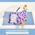 thumbnail image 5 of Football Basketball Shoes 2 Pack Pencil Pouch for 3 Ring Binder Smooth Zipper Folders with Pockets Clear Window Pencil Case, 5 of 6