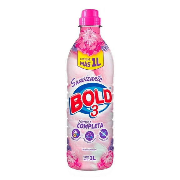 Suavizante de telas Bold 3 flores de primavera de 1 l