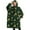 Green Octopus Planet, variant on Oversized Wearable Blanket Hoodie,Green Octopus Planet Star Pattern Sherpa Blanket Hoodie with Super Pockets,Super Warm Fuzzy Pullover for Women & Men