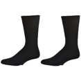 thumbnail image 3 of Sierra Socks Women's Health Socks, Wide Calf Cotton Crew Socks, Non-Binding Cotton Crew Socks, 2 Pair Pack, 3 of 8