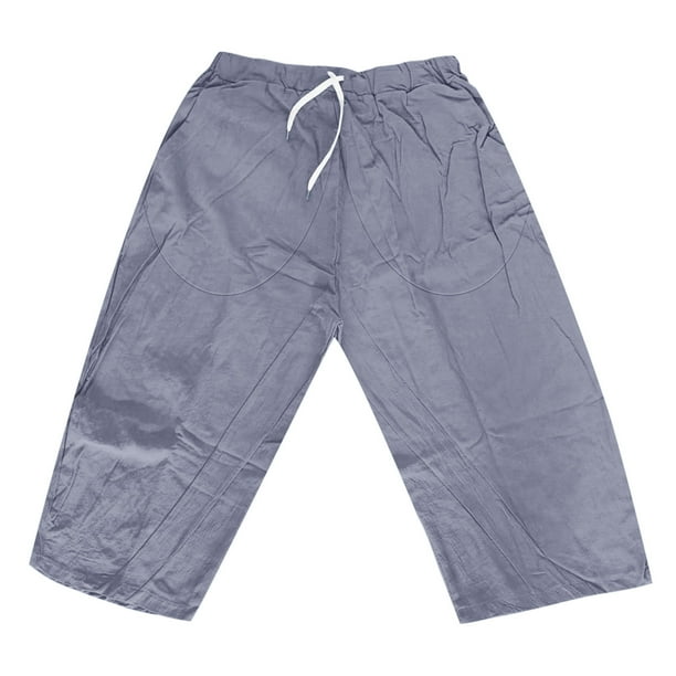 BKQCNKM Mens Shorts Men'S Pants Men Baggy Wide Leg Pants