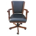 thumbnail image 6 of Blue Wave BG2366 Kingston Walnut 3-in-1 Poker Table with 4 Arm Chairs, 6 of 7