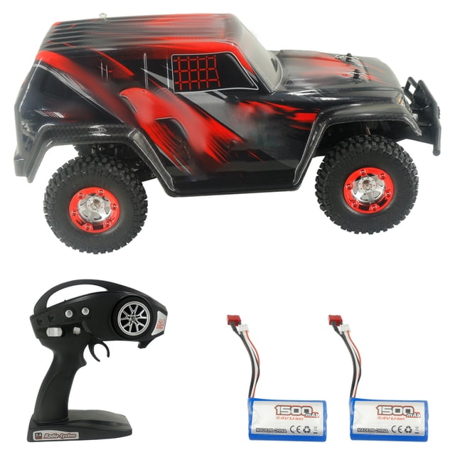RC Car TFixol rojo-motor sin escobillas-2 batería