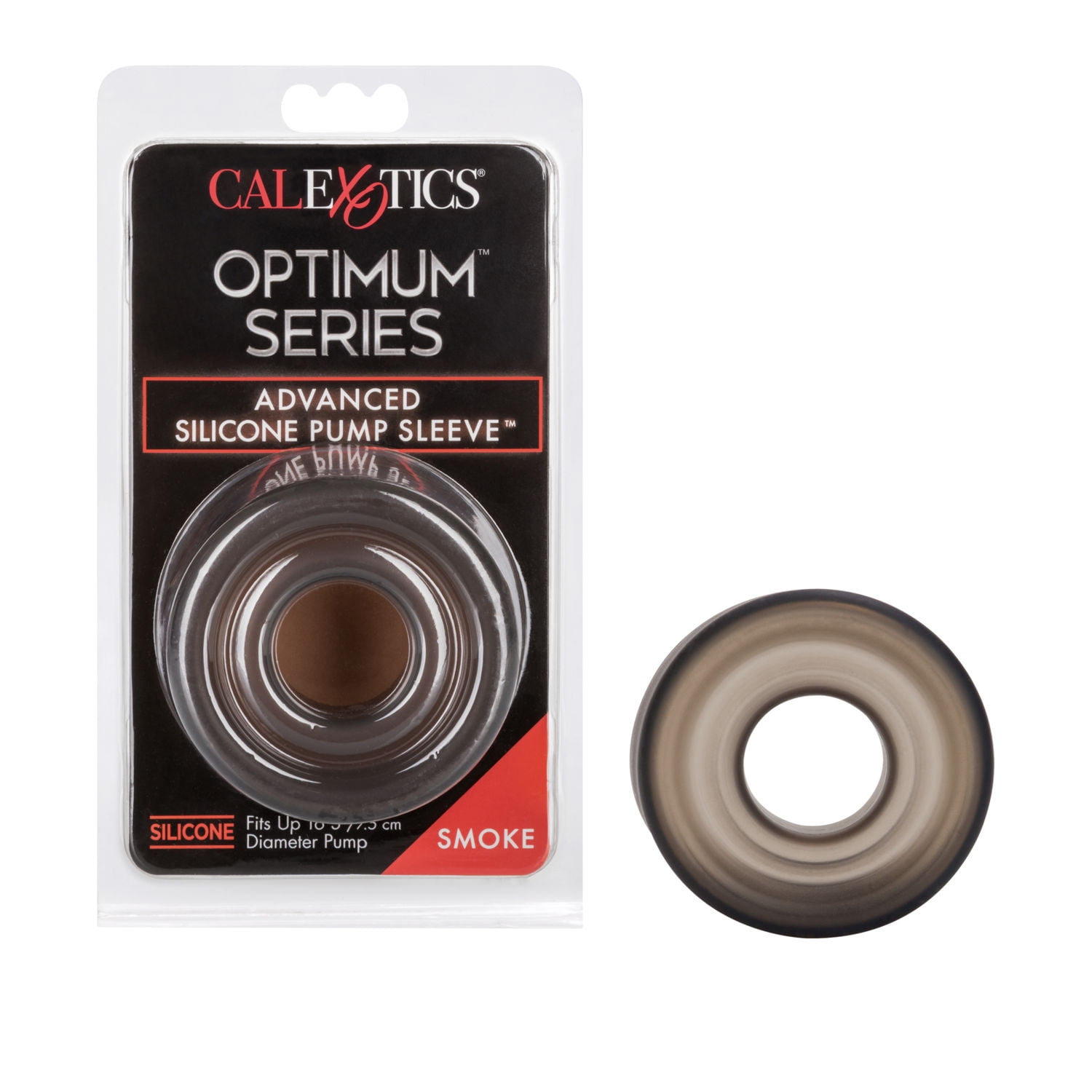 CalExotics Advanced Silicone Pump Sleeve - Smoke