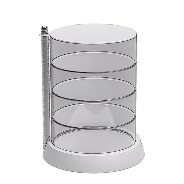 Layer Rotating Jewelry for Bracelet Necklace and Hair Accessory Storage - Transparent -Layer Organizer for Girl's Dressing Table