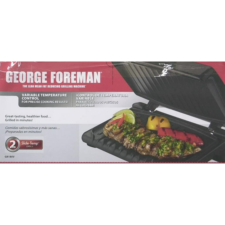 George Foreman Grill Lean Mean Grilling Machine Fat Reducing Model