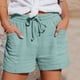 thumbnail image 1 of MKLEKYY Pantalones Cortos Deportivos Holgados De Cintura Alta Para Mujer, De Pierna Recta Y Estilo Casual., 1 of 4
