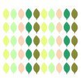 thumbnail image 1 of Shisuyan Fabric Leaves Polyester 300Pcs 2.6X1.4in, 1 of 8