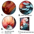 thumbnail image 3 of Designart "Elegant Harmony In Pink And Blue Feathers" Parrot Wall Art Prints, 3 of 7