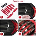thumbnail image 4 of 2 juegos de almohadillas de espuma para casco de bicicleta, almohadillas de repuesto universales, accesorios para casco de ciclismo de motocicleta, 4 of 5
