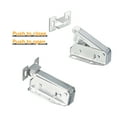 thumbnail image 4 of Uxcell 2 Set Automatic Spring Loaded Push to Open Door Catch Touch Lock, 58mm Silver, 4 of 6