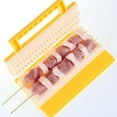 thumbnail image 3 of DRAFIDEEP Handheld Barbecue Meat Skewer Machine, 1 Pack Yellow ABS Tool for Easy Grilling and Outdoor BBQ with Friends, 3 of 6