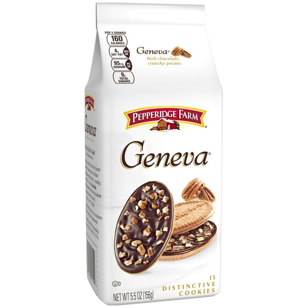 Pepperidge Farm Geneva Chocolate & Pecan Covered Cookies, 5.5 oz. Bag ...
