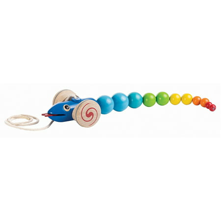 PLAN Toy Pull Along Snake, Encourages toddlers to walk By (Best Toys To Encourage Walking)
