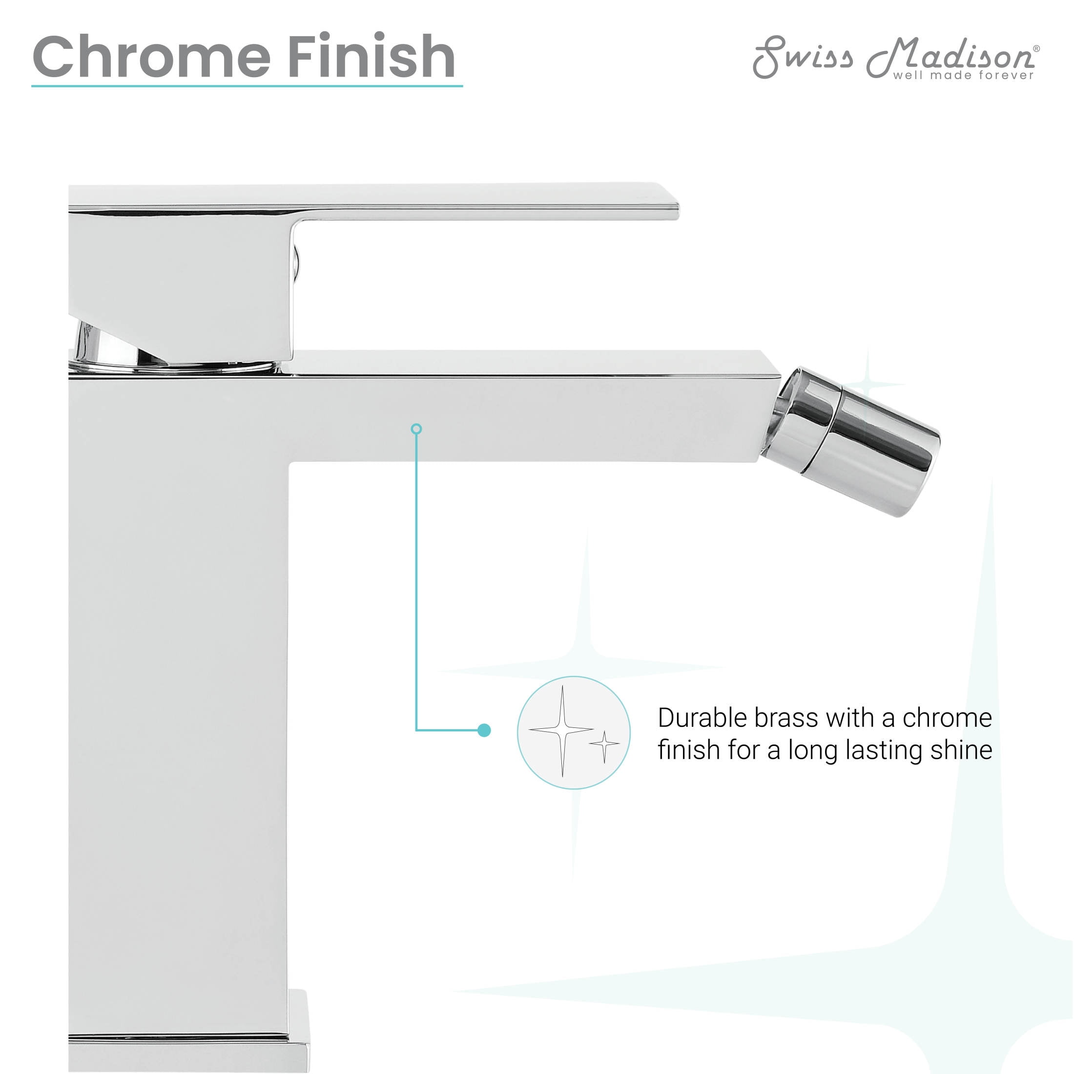 Bastille Bidet Faucet in Chrome