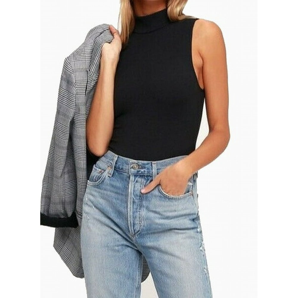 Download Free People - Womens Small Ribbed Mock Neck Tank Top S - Walmart.com - Walmart.com