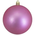 thumbnail image 3 of Northlight 12ct Bubblegum Pink Shatterproof 4-Finish Christmas Ball Ornaments 4", 3 of 5