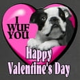 thumbnail image 2 of CafePress - Boston Terrier V Day Maternity Dark T Shirt - Maternity Dark T-Shirt, 2 of 3