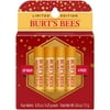 Burt's Bees Beeswax Classic Lip Balm Holiday Gift Set, 4 Lip Balms - Original Beeswax