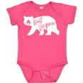 thumbnail image 3 of Inktastic West Virginia White Bear Silhouette Boys or Girls Baby Bodysuit, 3 of 5