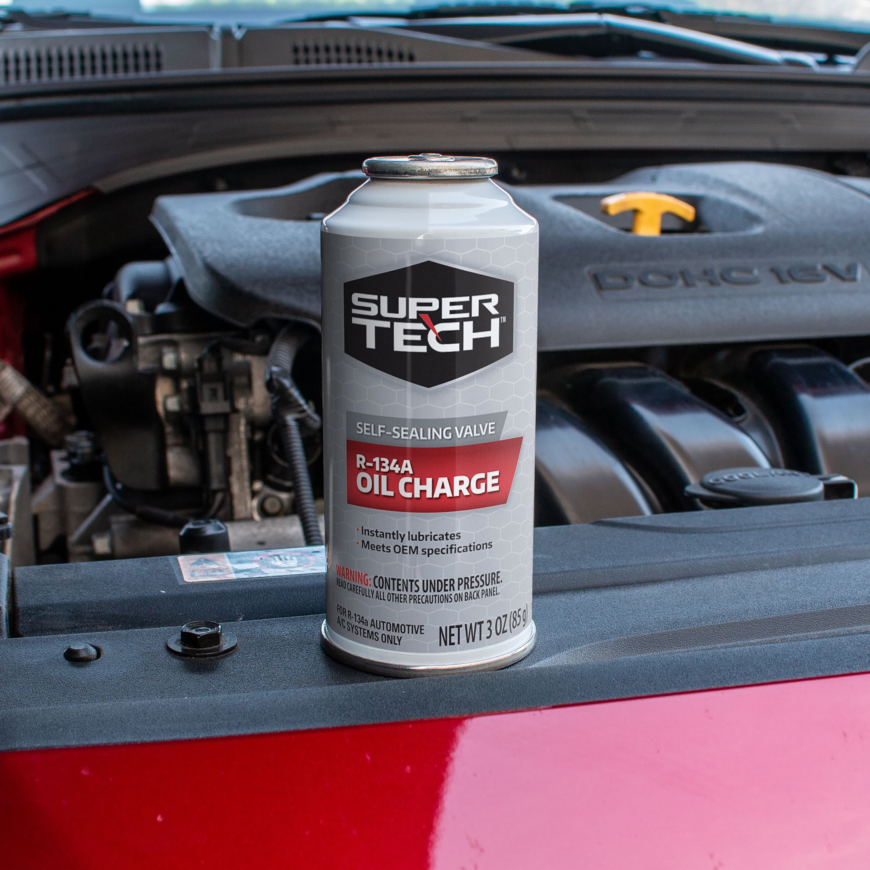 Super Tech Automotive R-134a PAG Oil Charge Refrigerant, 3 oz