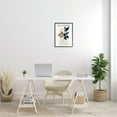 thumbnail image 2 of Stupell Industries Bold Modern Botanicals Leaf Silhouettes Matisse Text Framed Wall Art, 16 x 20, Design by Ros Ruseva, 2 of 7