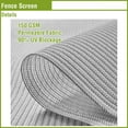 thumbnail image 3 of 6'×50' Privacy Screen Fence Windscreen Mesh Shade Net Cover Heavy Duty Fencing 90% Blockage for Outdoor Wall Garden Yard Backyard, 3 of 7
