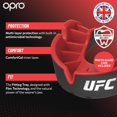 thumbnail image 3 of CHL-OPRO Silver Level Adult and Youth Sports Mouthguard With Case, Gum Shield Featuring Revolutionary Fitting Technology for Hockey, Lacrosse, Rugby, MMA, Boxing and Combat Sports, 3 of 4