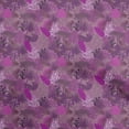 thumbnail image 1 of oneOone Velvet Purple Fabric Tropical Leaf Sewing Craft Projects Fabric Prints By Yard 58 Inch Wide, 1 of 5