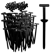 100Pcs Nylon Universal Cable Tie Buckle, Heavy Duty Self-Locking Nylon Zip Ties Holder, Multipurpose Plastic Cable Ties Tool for Car Daily Repair