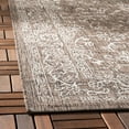 thumbnail image 3 of SAFAVIEH Courtyard Darin Traditional Indoor/Outdoor Runner, 2'3" x 12', Brown/Ivory, 3 of 7