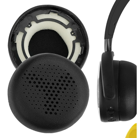 Geekria QuickFit Replacement Ear Pads for AKG Y500 Headphones Ear Cushions, Repair Parts (Black)