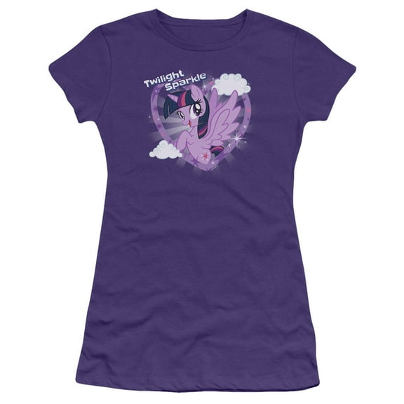 My Little Pony TV Twilight Sparkle S/S Junior Women's T-Shirt Sheer-Purple