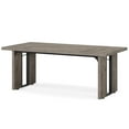 thumbnail image 4 of 71" Rustic Farmhouse Dining Table for 6–8 People, Large Rectangular Kitchen Table, Wood Dining Room Table for Family Meals, Events & Workspace, Rustic Grey Finish, 4 of 10