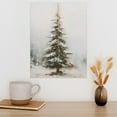 thumbnail image 3 of AABERIC Vintage Christmas Canvas Wall Art Pine Tree Winter Scene Wall Art Botanical Pictures Poster Landscape Room Aesthetic Unframed 20x24 Inch, 3 of 6