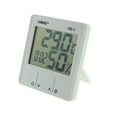 Indoor Room LCD Electronic Temperature Humidity Meter Digital Alarm