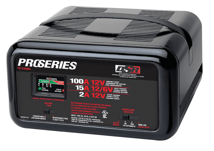 100/15/2 Amp Fully Automatic/Manual Charger